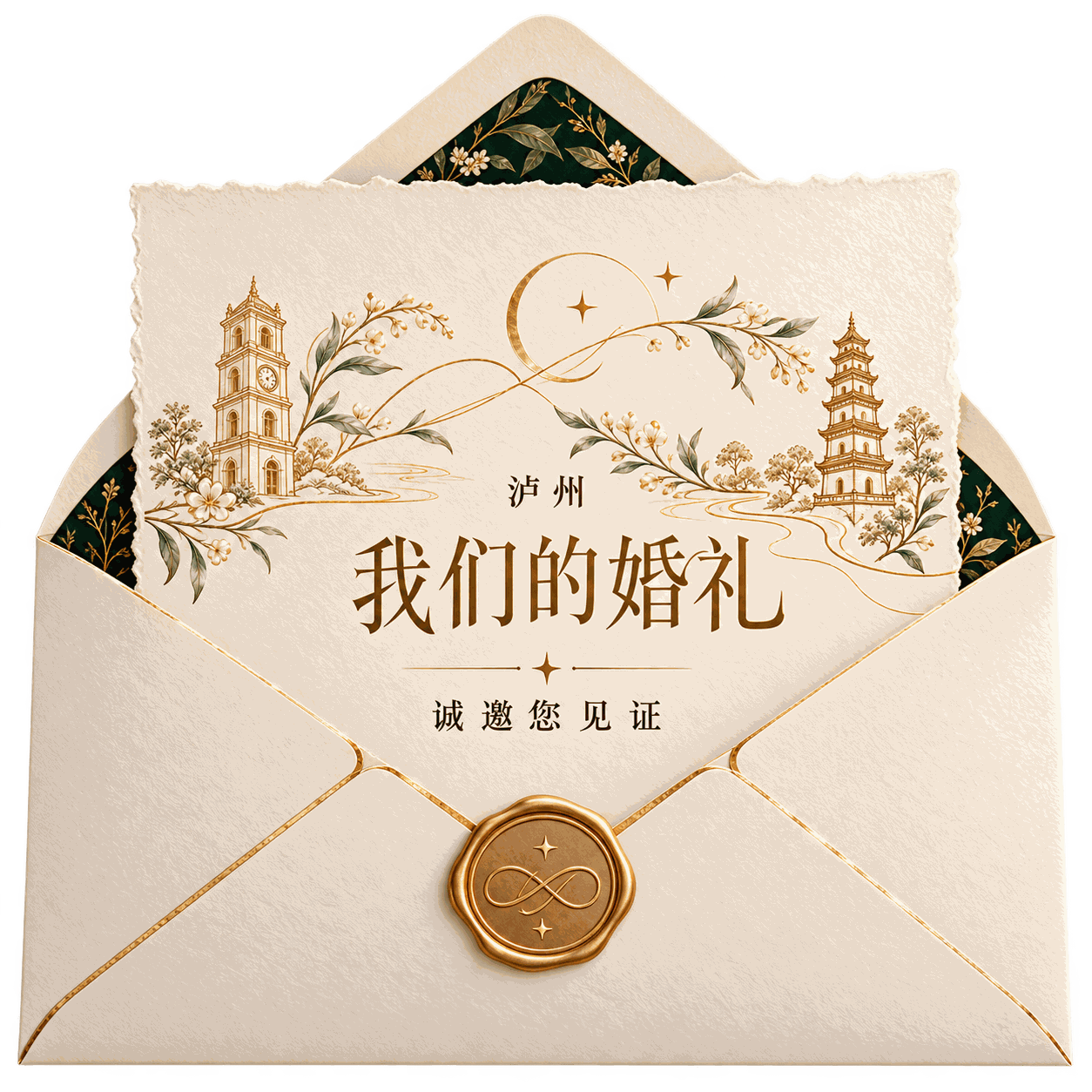 Chen & Zhou 婚礼邀请函